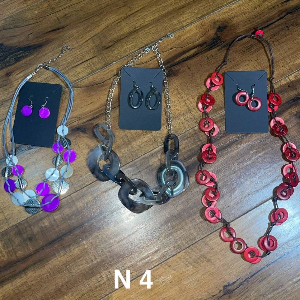 Necklace & Earring Sets - 3 Styles